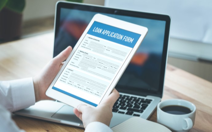 Canva – LOAN APPLICATION FORM CONCEPT 4