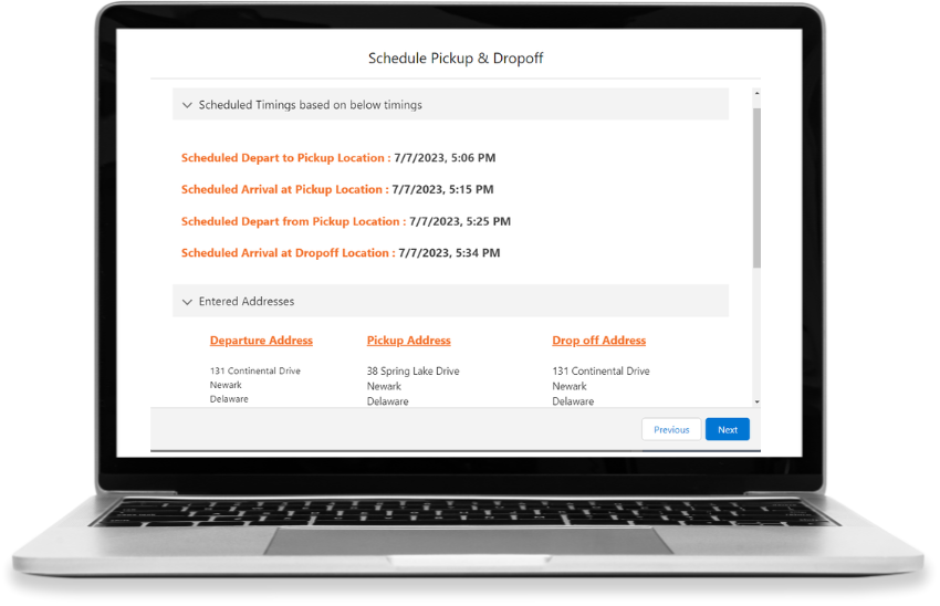 Desktop Create Appointments -aSureRide Salesforce App Desktop Create Appointments -aSureRide Salesforce App