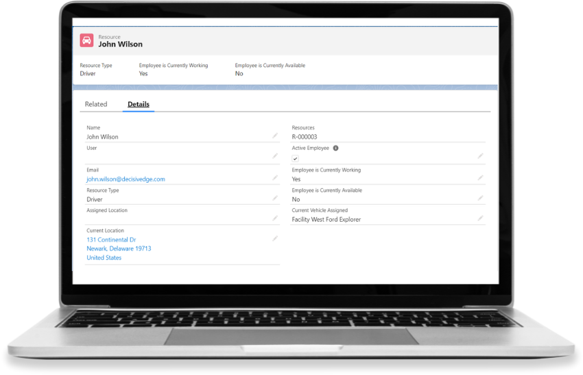 Desktop manage Drivers Shifts – aSureRide Salesforce App Desktop manage Drivers Shifts - aSureRide Salesforce App