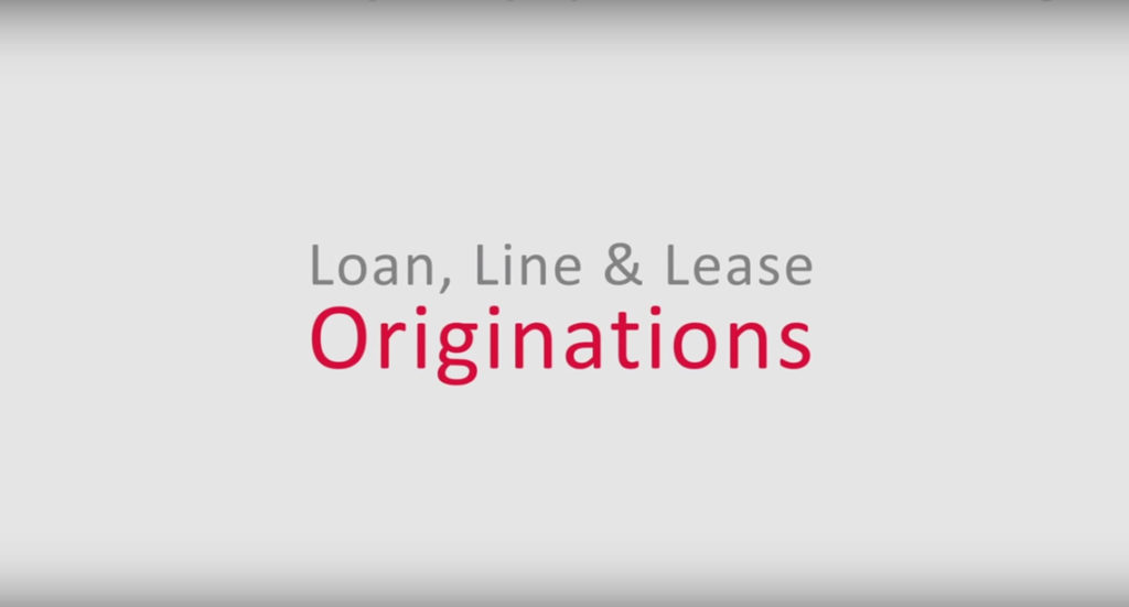 Loan, Line and Lease Originations