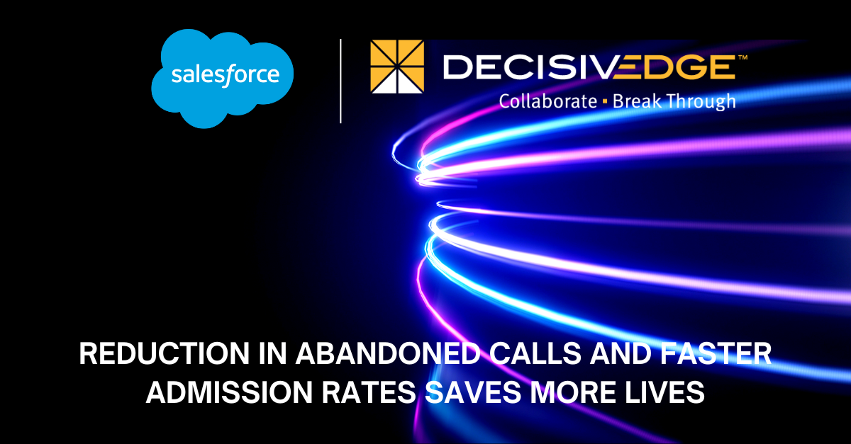DecisivEdge is PROUD TO BE POWERED WITH Salesforce