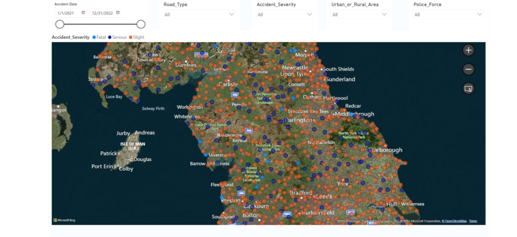 Geo-location of Accidents & Services