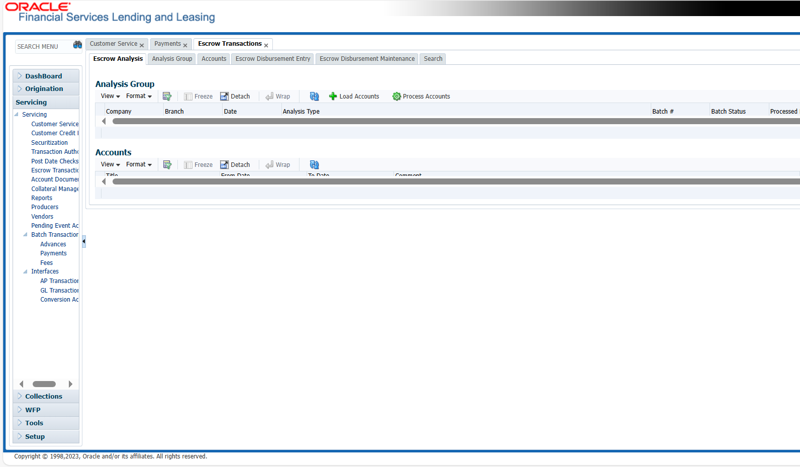 Escrow Analysis - Loan Servicing Software